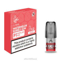 Elf Bar Puffs 0LVT159 | arbuusi närimiskumm ELFBAR Mate 500 P1 eeltäidetud kaunad (2 pakki)