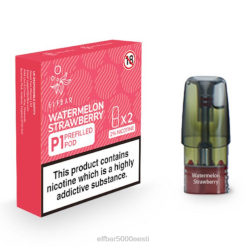 Elf Bar Tallinn 0LVT162 | arbuus maasikas ELFBAR Mate 500 P1 eeltäidetud kaunad (2 pakki)