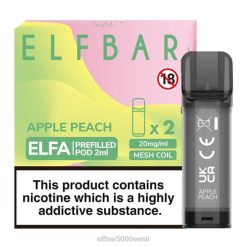 Elf Bar Vape 0LVT116 | õuna virsik ELFBAR ELFA eeltäidetud kaun (2 pakki)