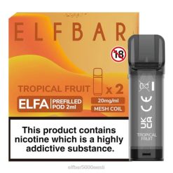 Elf Bar Vape 0LVT120 | troopilised puuviljad ELFBAR ELFA eeltäidetud kaun (2 pakki)
