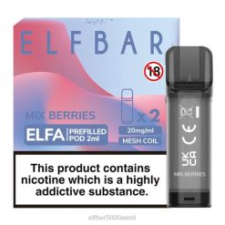 Elf Bar Vape 0LVT132 | sega marju ELFBAR ELFA eeltäidetud kaun (2 pakki)