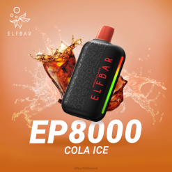 Elf Bar Vape 0LVT304 | koola jää ELFBAR EP8000 ühekordne vape