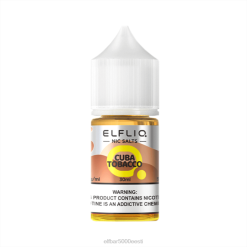 Elf Bar Vape X84T16 - ELFBAR ELFLIQ NIC SOL 30ML Kuuba tubakas