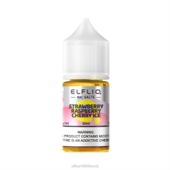 Elf Bar Vape X84T32 - ELFBAR ELFLIQ NIC SOL 30ML maasika vaarika kirsijää